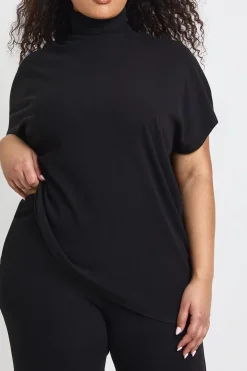 boohoo Ensemble De Détente Grande Taille Avec Haut Cape Asymétrique Fluide Et Pantalon<Femme Loungewear|Ensembles