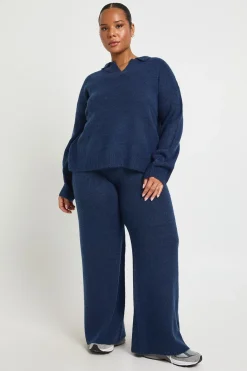 boohoo Ensemble de Détente Tricoté à Col Grande Taille<Femme Ensembles