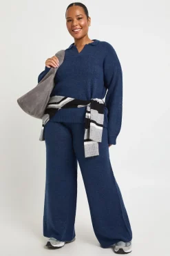 boohoo Ensemble de Détente Tricoté à Col Grande Taille<Femme Ensembles