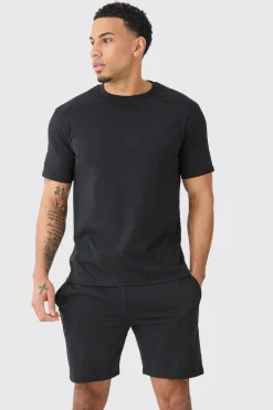 boohooMAN Ensemble de détente T-shirt & short<Homme Tout Afficher|Vêtements Confort