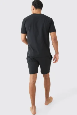 boohooMAN Ensemble de détente T-shirt & short<Homme Tout Afficher|Vêtements Confort