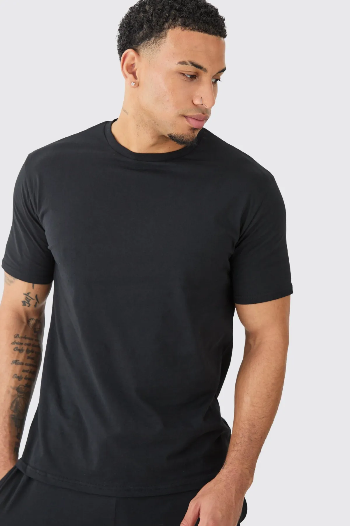boohooMAN Ensemble de détente T-shirt & short<Homme Tout Afficher|Vêtements Confort