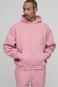 Ensemble De Jogging Ample Oversize Avec Appliqué Worldwide