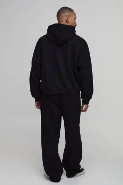 Ensemble De Jogging Ample Style Charpentier À Fermeture Éclair Avec Jambes Tonneau
