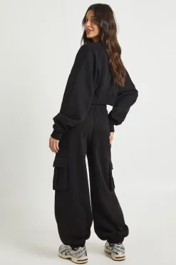 Ensemble de Jogging Cargo avec Sweatshirt Oversize