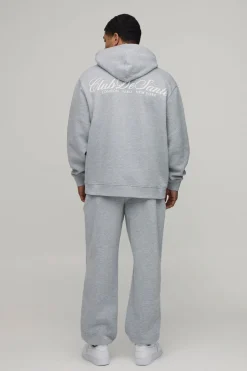 Ensemble De Jogging À Casynthétiqueche Oversize Imprimé Club De Santé