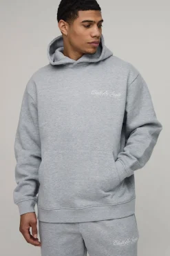 Ensemble De Jogging À Casynthétiqueche Oversize Imprimé Club De Santé