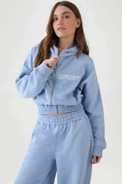 Ensemble De Jogging À Casynthétiqueche Avec Col Montant Et Fermeture Zippée Dsgn Studio