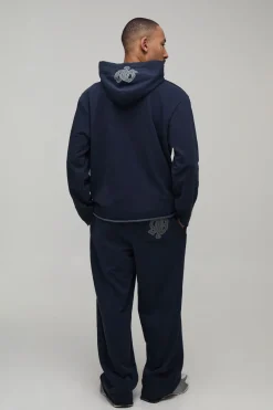 Ensemble De Jogging À Casynthétiqueche Oversize OFCL Effet Délavé Vieilli En Molleton Bouclette