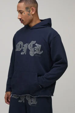 Ensemble De Jogging À Casynthétiqueche Oversize OFCL Effet Délavé Vieilli En Molleton Bouclette