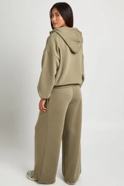 boohoo Ensemble De Jogging À Col Cheminée Casynthétiqueche Et Poignets Ajustables<Femme Survêtements|Survêtements