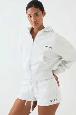 DSGN Studio Ensemble De Jogging Court Avec Sweat À Casynthétiqueche Court Boxy Et Fermeture Éclair<Femme Survêtements|Survêtements