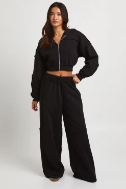 Ensemble De Jogging Droit À Casynthétiqueche Avec Coutures Apparentes