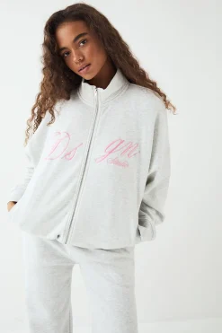 DSGN Studio Ensemble de Jogging Script Col Cheminée Jambe Droite<Femme Survêtements|Survêtements