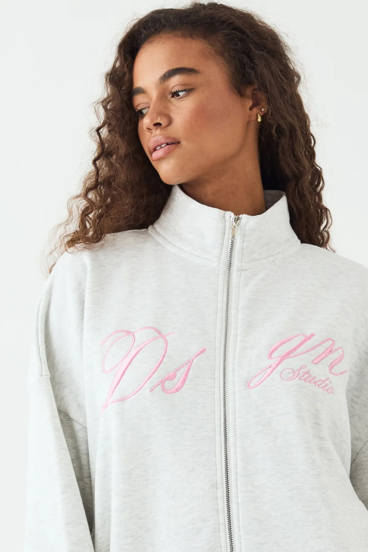 DSGN Studio Ensemble de Jogging Script Col Cheminée Jambe Droite<Femme Survêtements|Survêtements