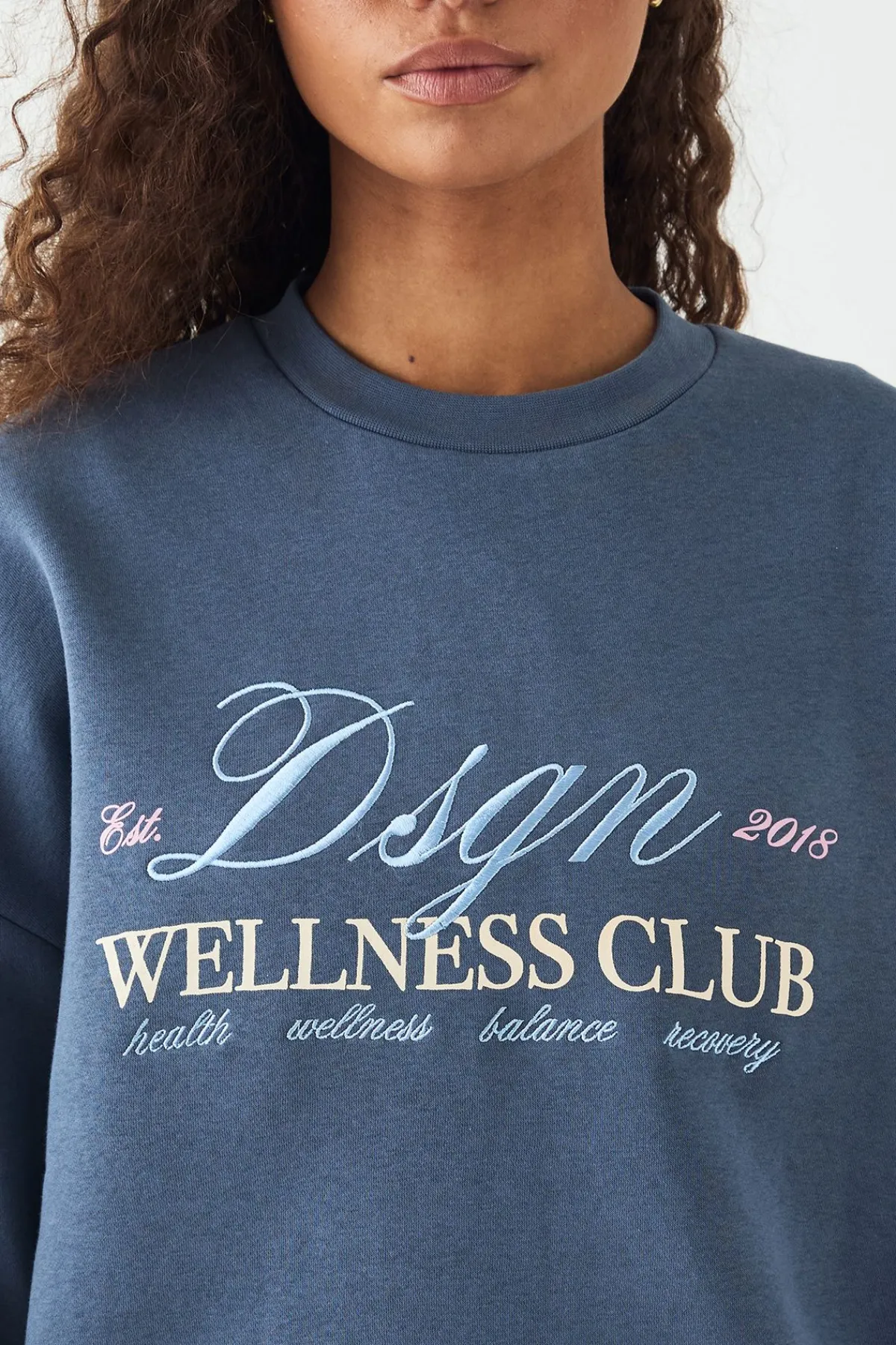 DSGN Studio Ensemble de Jogging Oversize Wellness Club<Femme Survêtements|Survêtements