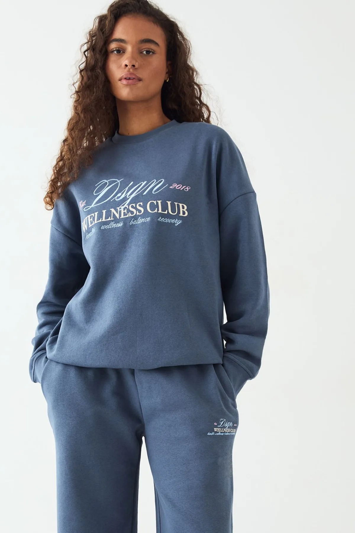 DSGN Studio Ensemble de Jogging Oversize Wellness Club<Femme Survêtements|Survêtements