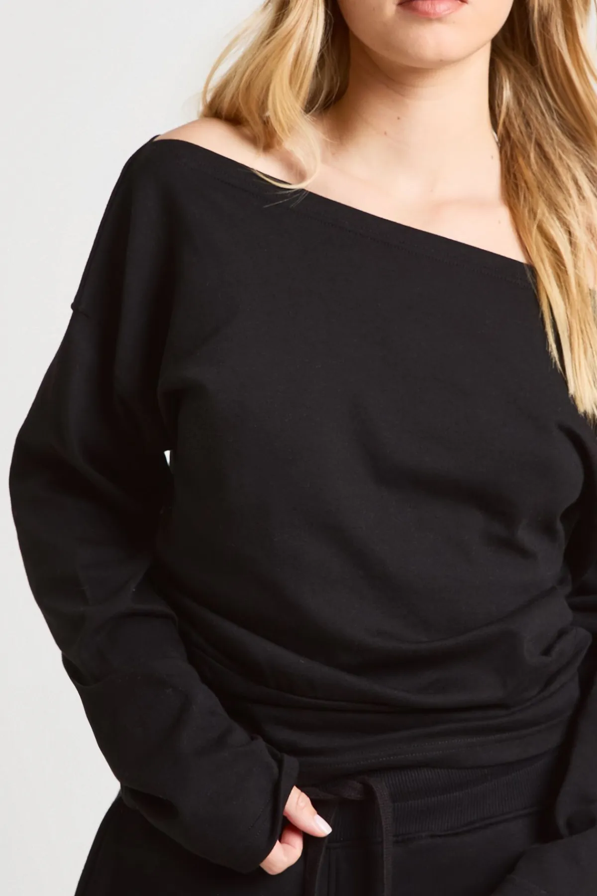 boohoo Ensemble De Jogging Petite Taille Taille Cintrée Épaules Dénudées Jambes Droites<Femme Survêtements|Survêtements