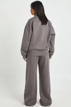 boohoo Ensemble de Jogging Petite Veste Bomber et Pantalon Large<Femme Survêtements|Survêtements