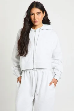 boohoo Ensemble de Jogging 3 Pièces à Casynthétiqueche avec Top Court et Détails de Coutures Tall<Femme Survêtements|Survêtements