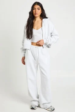 boohoo Ensemble de Jogging 3 Pièces à Casynthétiqueche avec Top Court et Détails de Coutures Tall<Femme Survêtements|Survêtements