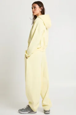 Ensemble de Jogging Sweat à Casynthétiqueche Court et Pantalon Jambes Évasées