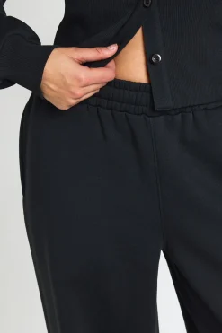 Ensemble De Jogging Sweat À Taille Cintrée Avec Boutonnage