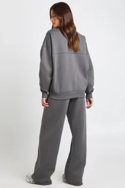 boohoo Ensemble de Jogging Tall Cardigan Boutonné et Pantalon de Sport Jambe Droite<Femme Survêtements|Survêtements