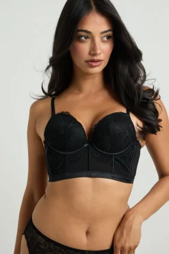 boohoo Ensemble de Lingerie à Armatures avec Détails de Corset<Femme Lingerie Et Sous-Vêtements