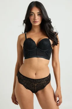 boohoo Ensemble de Lingerie à Armatures avec Détails de Corset<Femme Lingerie Et Sous-Vêtements
