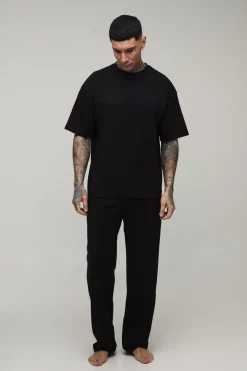 Ensemble De Loungewear Tall Man T-shirt Oversize Et Jogger Décontracté