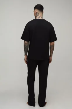 Ensemble De Loungewear Tall Man T-shirt Oversize Et Jogger Décontracté