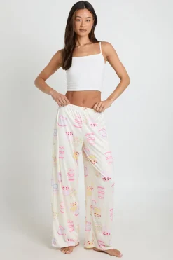 Ensemble De Pyjama Caraco Et Pantalon Imprimé Gâteaux Tall