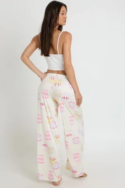 Ensemble De Pyjama Caraco Et Pantalon Imprimé Gâteaux Tall