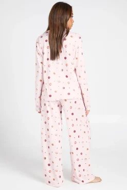 Ensemble De Pyjama Chemise À Manches Longues Et Pantalon Imprimé Bol D'açaï