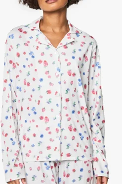 Ensemble De Pyjama Pantalon Et Haut À Manches Longues Imprimé Fruits Tall