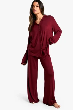Ensemble De Pyjama Petite Chemise À Manches Longues Et Pantalon