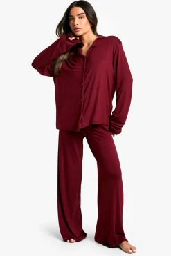 Ensemble De Pyjama Petite Chemise À Manches Longues Et Pantalon
