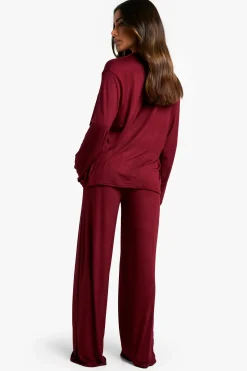 Ensemble De Pyjama Petite Chemise À Manches Longues Et Pantalon