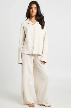 Ensemble De Pyjama Super Doux Haut À Manches Longues Et Pantalon