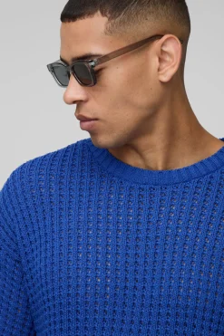 Ensemble de shorts en tricot à point de pli ouvert, coupe régulière