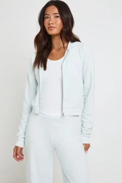 Ensemble De Survêtement Avec Sweat À Casynthétiqueche Zippé Ajusté En Molleton Bouclette Et Pantalon De Jogging Droit