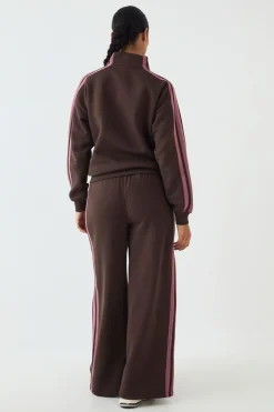 Ensemble De Survêtement Bomber Dsgn Studio Avec Col Montant Zippé Et Bandes Latérales