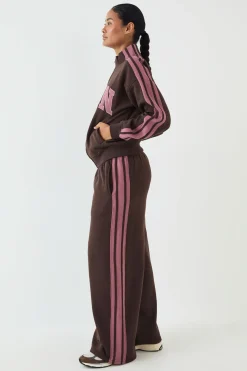 Ensemble De Survêtement Bomber Dsgn Studio Avec Col Montant Zippé Et Bandes Latérales
