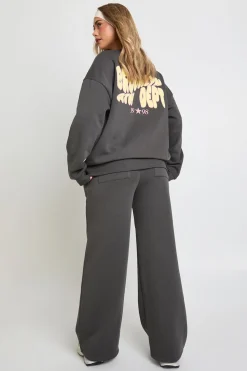Ensemble de survêtement Brooklyn Ath Dept en sweat-shirt à impression puff