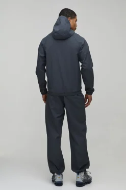 Ensemble De Survêtement À Casynthétiqueche Col Montant Zippé Raglan M Star Soft Shell Coupe Décontractée