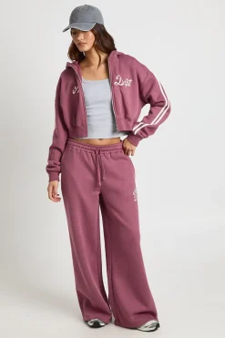 boohoo Ensemble De Survêtement À Casynthétiqueche Zippé Avec Bandes Latérales Ath Dept<Femme Survêtements|Survêtements