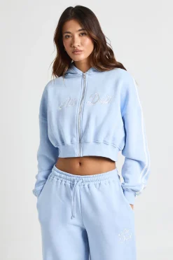 Ensemble De Survêtement À Casynthétiqueche Zippé Avec Bandes Latérales Ath Dept