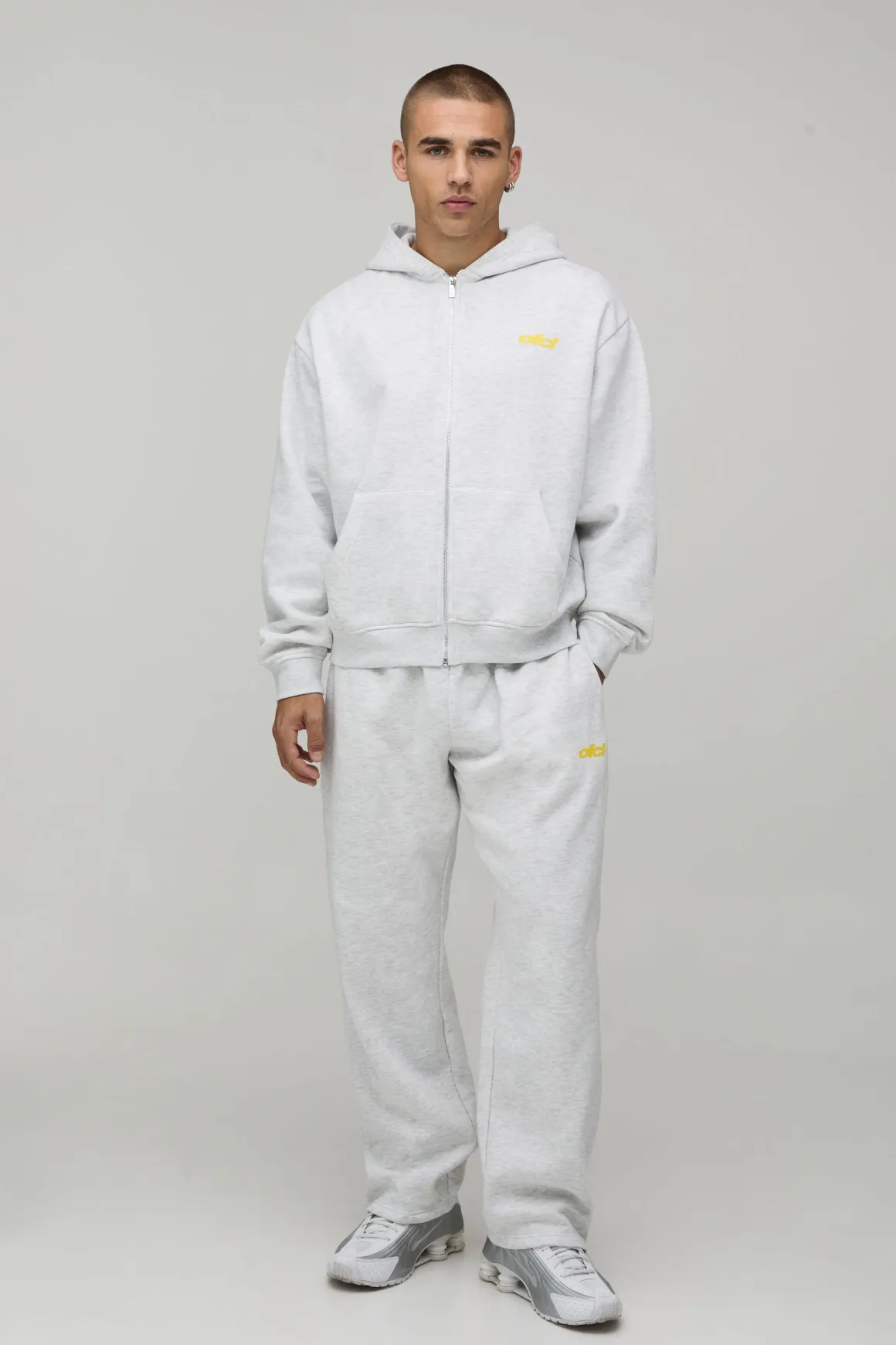 Ensemble De Survêtement À Casynthétiqueche Zippé Boxy Oversize Officiel