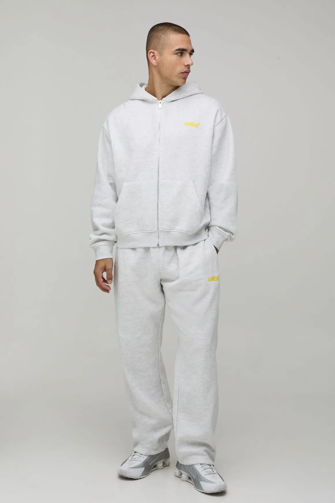 Ensemble De Survêtement À Casynthétiqueche Zippé Boxy Oversize Officiel